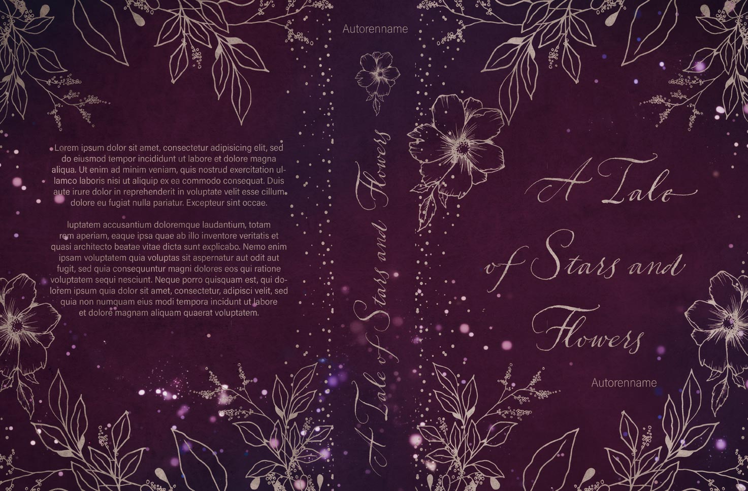 A Dream of Stars and Flowers Premade Cover