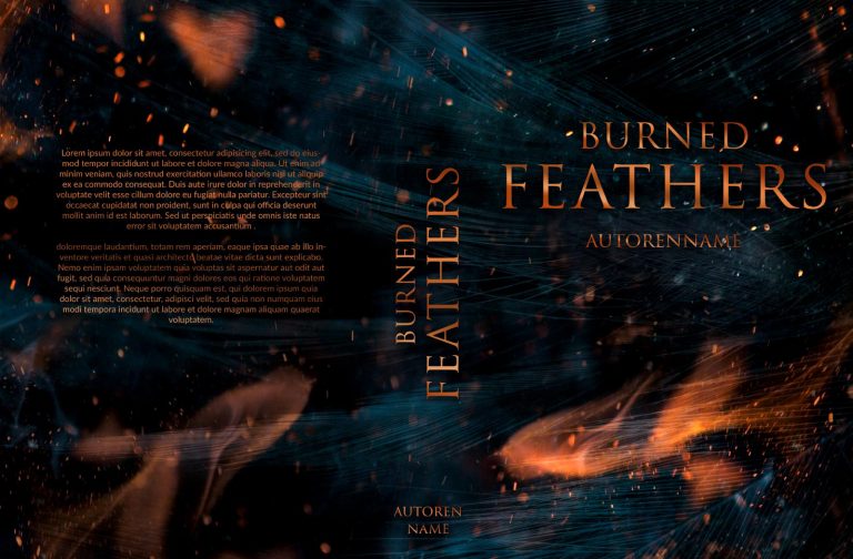 Burning Feathers Premade Cover
